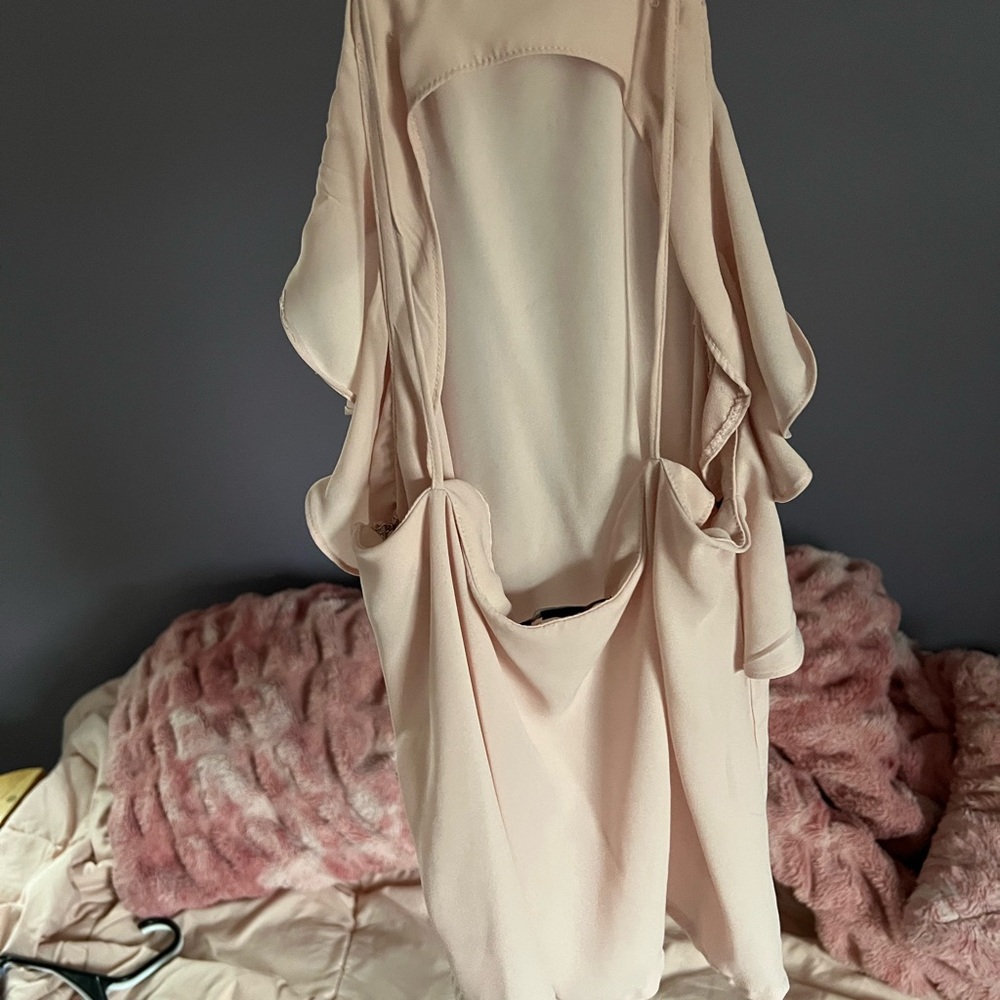 Forever 21 Blush Pink Ruffle Top - Picture 2 of 4